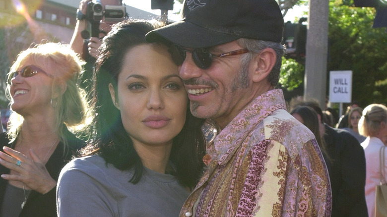 Angelina Jolie and Billy Bob Thornton pose