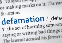 History of the libel, the writing that was formerly used to defame