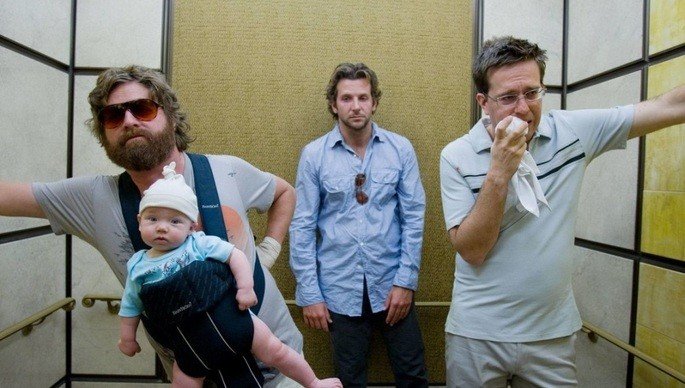 Frame from the movie The Hangover